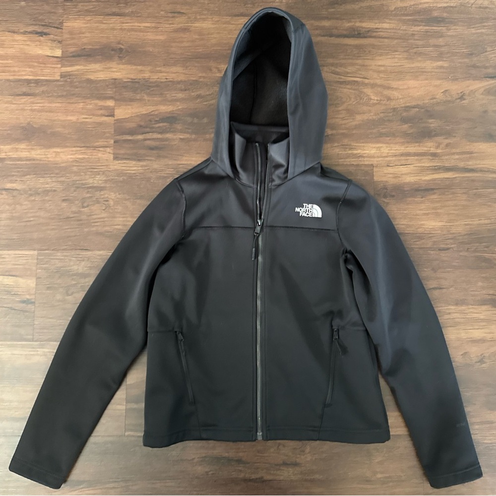 The North Face Women’s Soft Shell‎ Hooded Jacket Black Small
